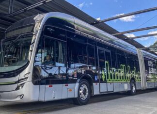 Curitiba começa a testar ônibus elétricos da BYD na próxima sexta-feira