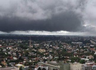 Grande Curitiba está em alerta laranja para tempestade. Veja a previsão