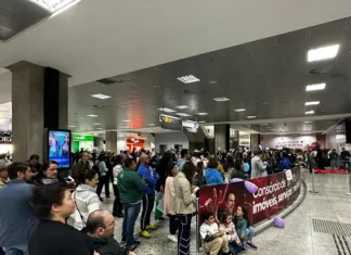 Deltan Dallagnol é recebido por simpatizantes no Afonso Pena