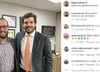 Tiago Amaral e Filipe Barros unidos pela Prefeitura de Londrina?