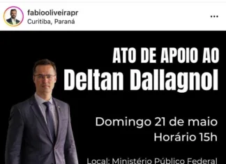 Mobilização para manter o mandato de Deltan Dallagnol