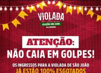 Sold out: Ingressos para Violada de São João esgotaram e a organização alerta contra golpes