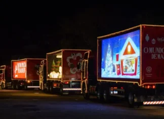 Caravana de Natal da Coca-Cola passará por Maringá, Sarandi e Mandaguaçu nesta quarta-feira; confira as rotas