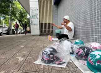 No centro de Maringá, entre linhas e pontos se fazem as bombetas