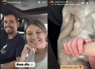 Filho de Isabel Veloso tem alta e vai para casa após quase um mês na UTI