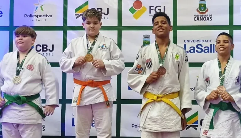 Judoca de Sarandi conquista ouro histórico no Campeonato Brasileiro